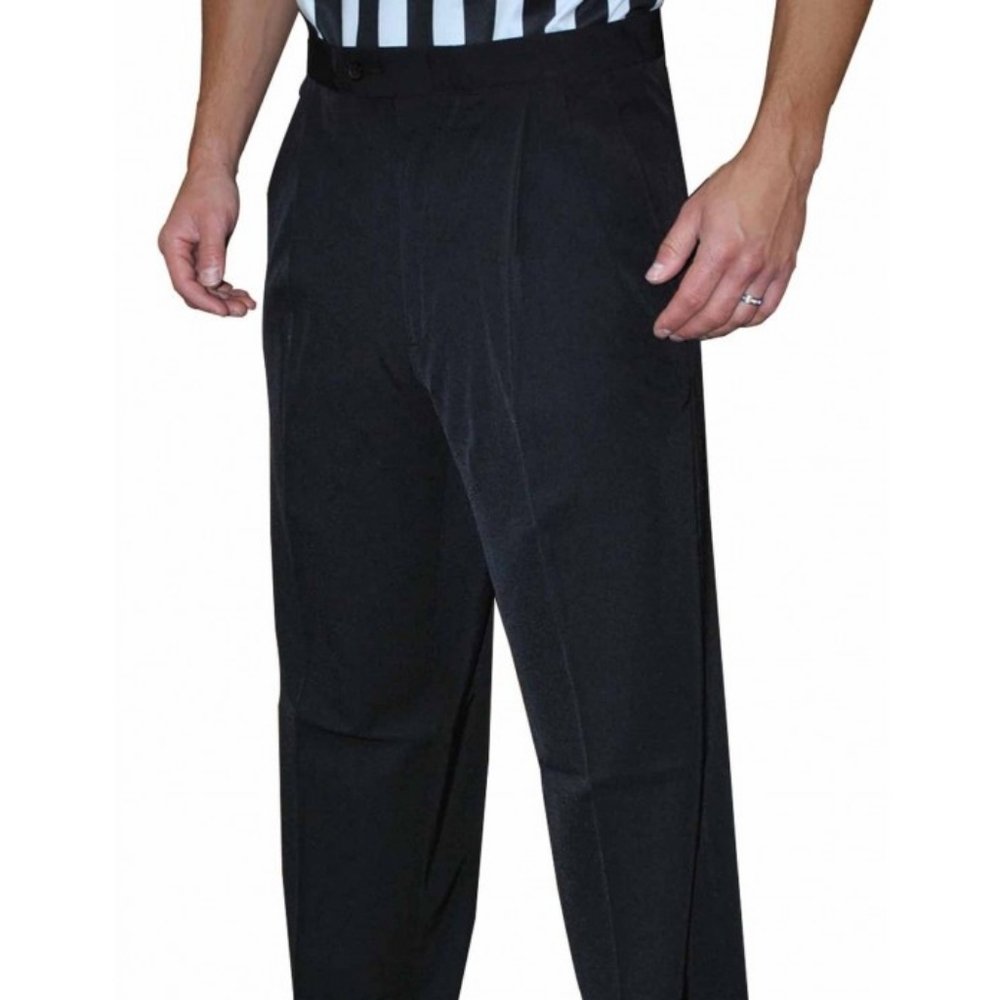 NWOT Smitty Performance 4-Way Stretch Tapered Fit Pleated Referee Pants